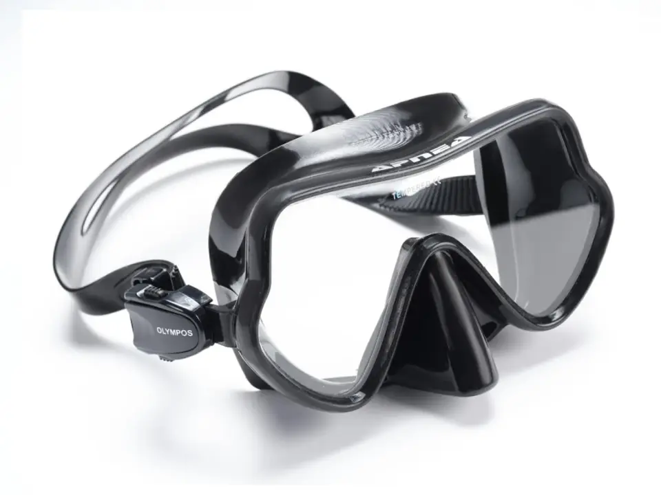 Apnea Olympos Siyah Dalış Maskesi