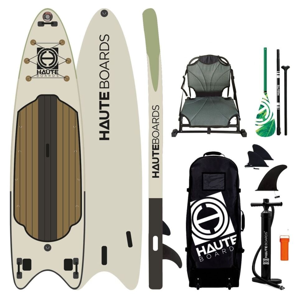 Haute Boards 12'6 Outrigger II Şişme Balıkçı Sup Full Set