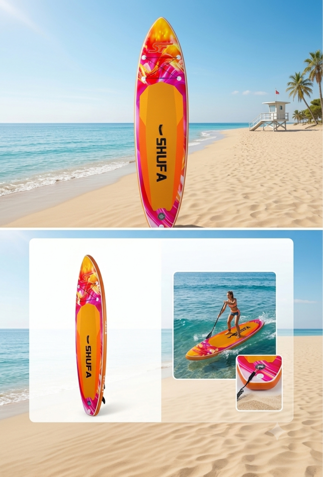 SHUFA Şişme Sup Board/ Stand Up Paddle Board 320*81*15cm Full Set